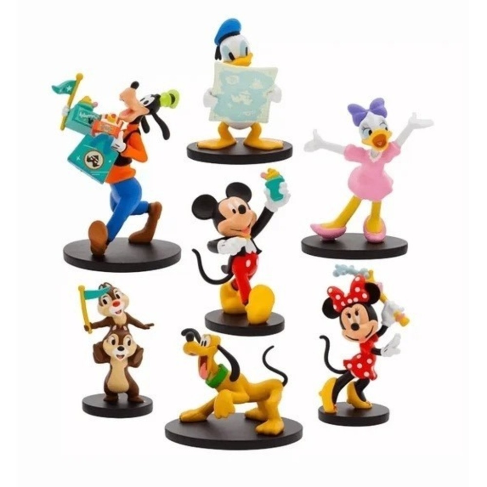 Disney Parks Mickey Mouse and Friends Deluxe Figurine Play Set New with Box - Picture 3 of 5
